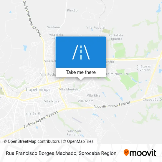 Rua Francisco Borges Machado map