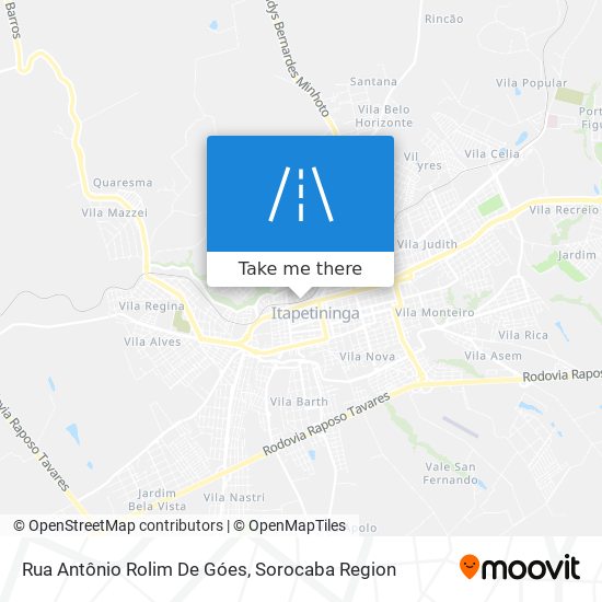 Mapa Rua Antônio Rolim De Góes