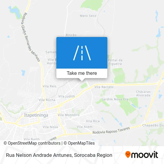 Rua Nelson Andrade Antunes map
