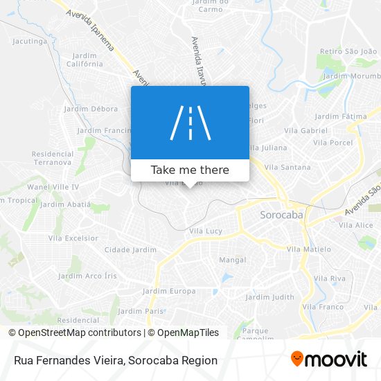 Mapa Rua Fernandes Vieira