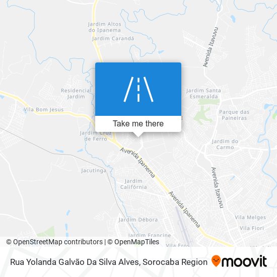 Rua Yolanda Galvão Da Silva Alves map