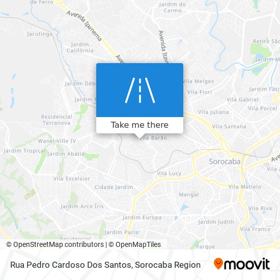 Rua Pedro Cardoso Dos Santos map