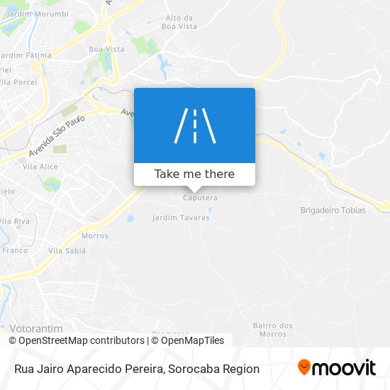 Rua Jairo Aparecido Pereira map