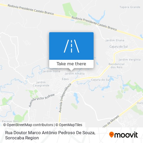 Rua Doutor Marco Antônio Pedroso De Souza map