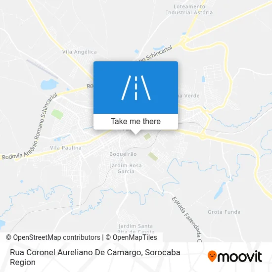 Rua Coronel Aureliano De Camargo map