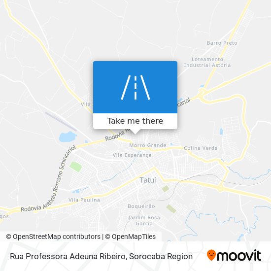 Rua Professora Adeuna Ribeiro map