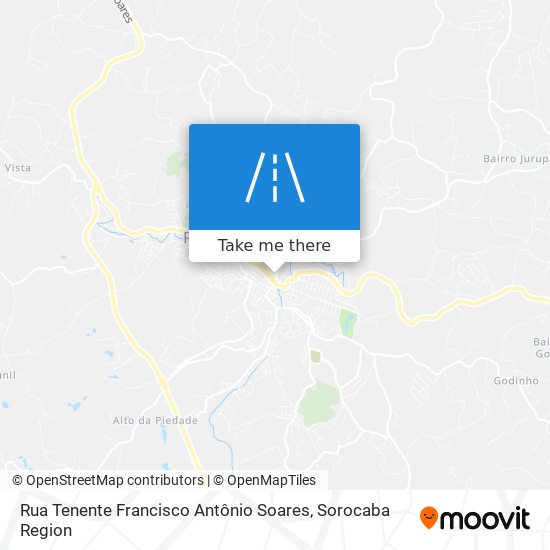 Rua Tenente Francisco Antônio Soares map