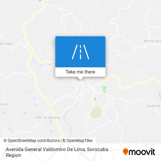 Mapa Avenida General Valdomiro De Lima