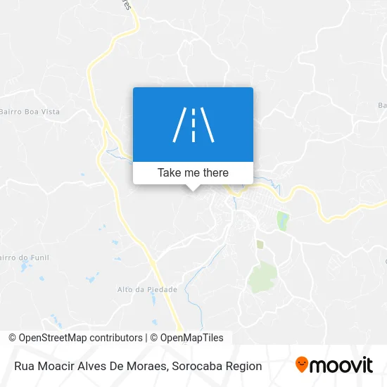 Rua Moacir Alves De Moraes map
