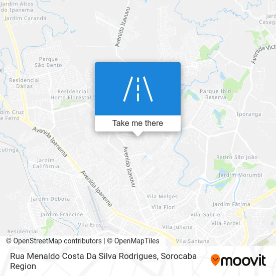 Rua Menaldo Costa Da Silva Rodrigues map