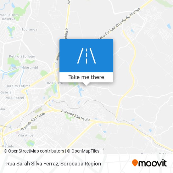 Mapa Rua Sarah Silva Ferraz