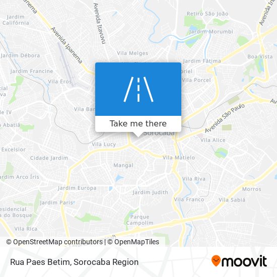 Rua Paes Betim map