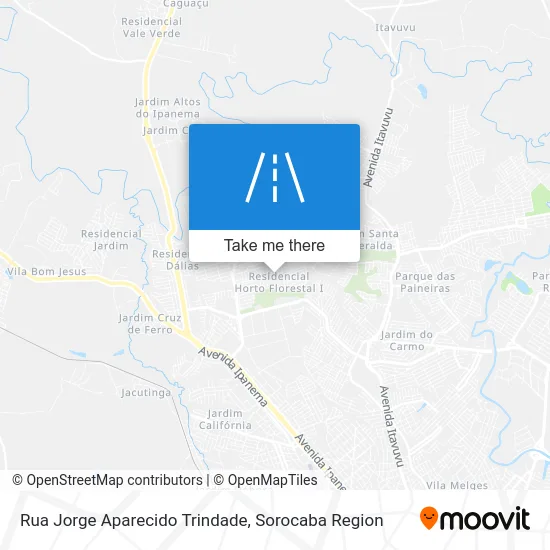 Rua Jorge Aparecido Trindade map
