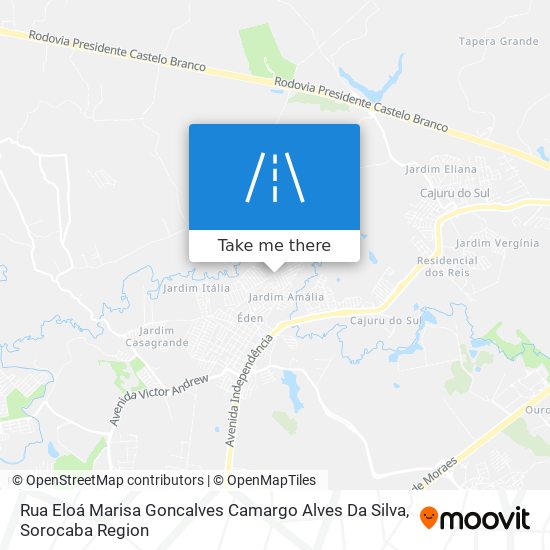 Mapa Rua Eloá Marisa Goncalves Camargo Alves Da Silva