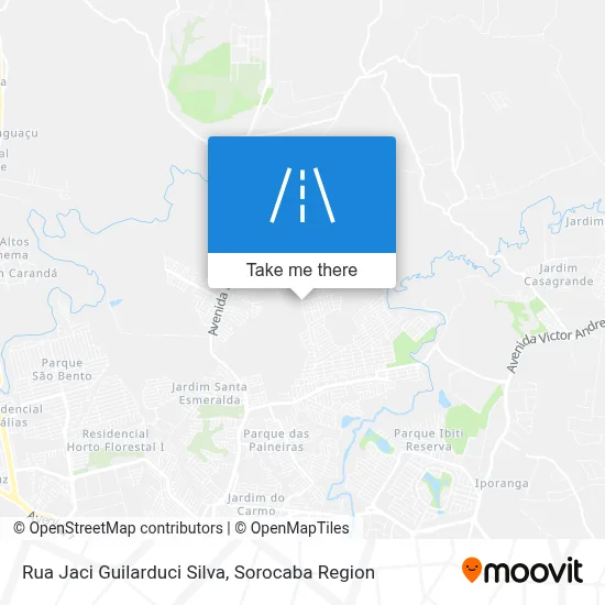 Rua Jaci Guilarduci Silva map
