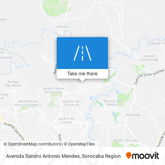 Avenida Sandro Antonio Mendes map