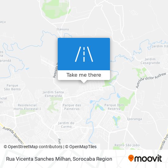 Rua Vicenta Sanches Milhan map