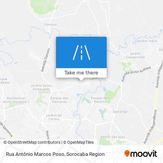 Mapa Rua Antônio Marcos Poso