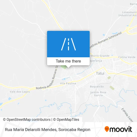 Rua Maria Delarolli Mendes map