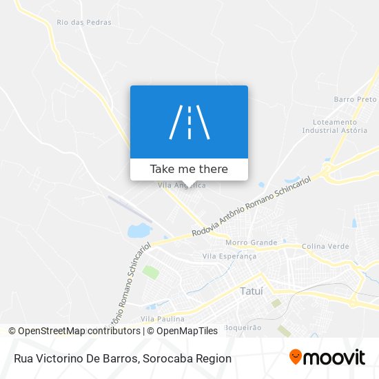 Mapa Rua Victorino De Barros