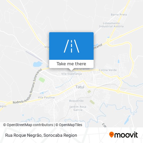 Mapa Rua Roque Negrão