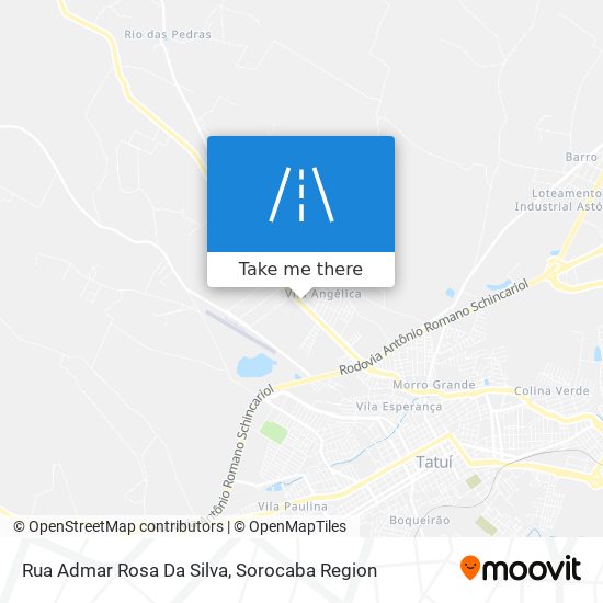 Mapa Rua Admar Rosa Da Silva