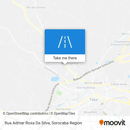 Rua Admar Rosa Da Silva map