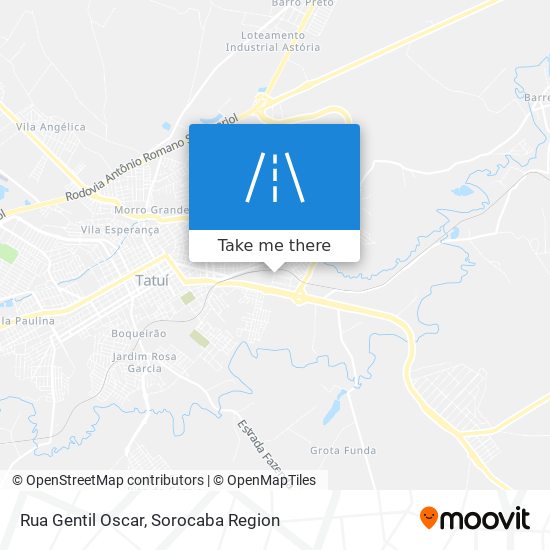 Rua Gentil Oscar map