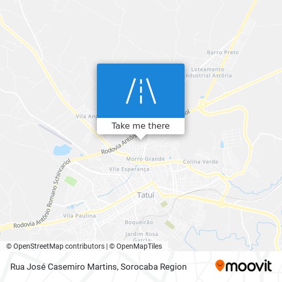 Rua José Casemiro Martins map