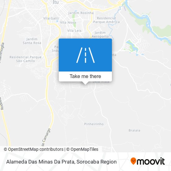 Alameda Das Minas Da Prata map