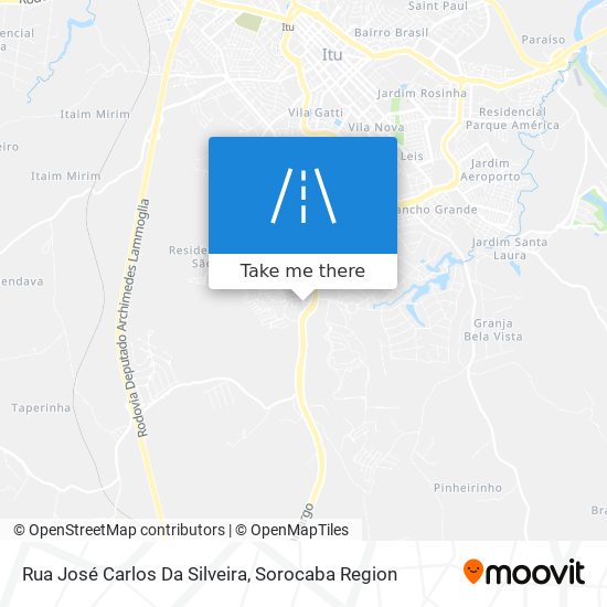 Rua José Carlos Da Silveira map