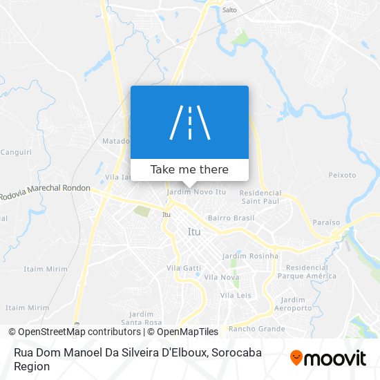 Rua Dom Manoel Da Silveira D'Elboux map