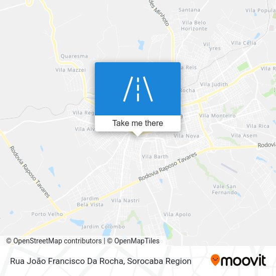 Rua João Francisco Da Rocha map