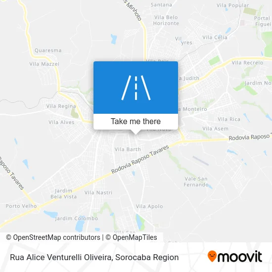 Rua Alice Venturelli Oliveira map