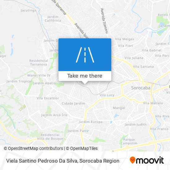 Mapa Viela Santino Pedroso Da Silva