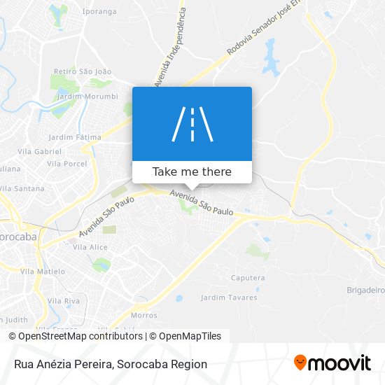 Rua Anézia Pereira map