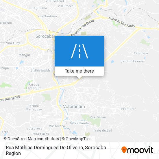 Rua Mathias Domingues De Oliveira map