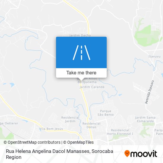 Rua Helena Angelina Dacol Manasses map