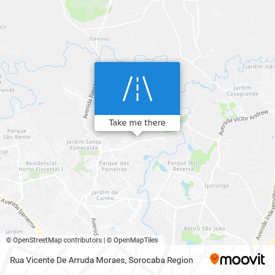 Rua Vicente De Arruda Moraes map