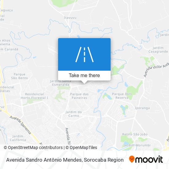 Avenida Sandro Antônio Mendes map