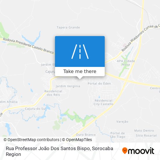 Rua Professor João Dos Santos Bispo map
