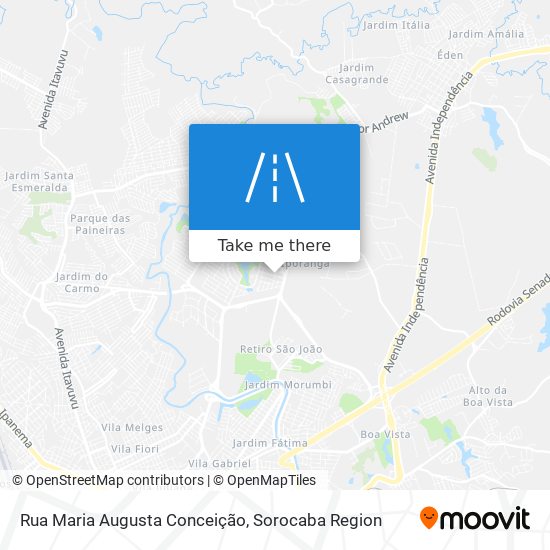 Rua Maria Augusta Conceição map