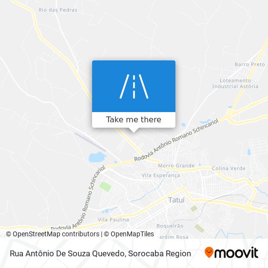 Mapa Rua Antônio De Souza Quevedo