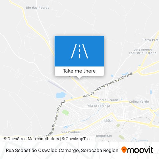 Mapa Rua Sebastião Oswaldo Camargo
