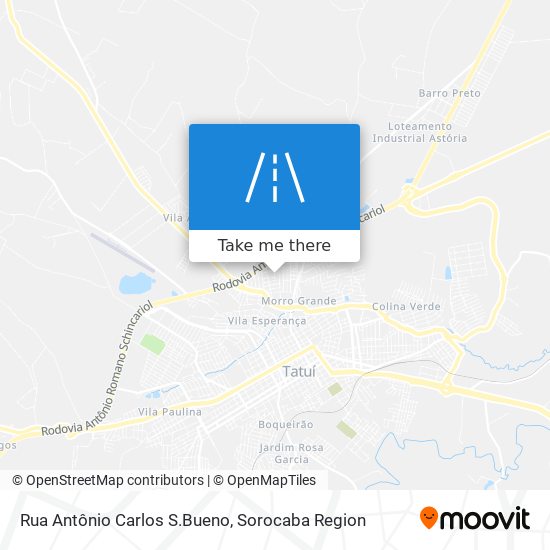 Rua Antônio Carlos S.Bueno map