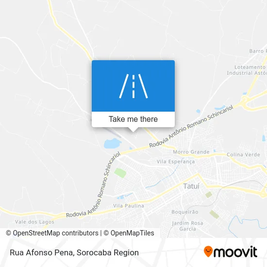 Rua Afonso Pena map