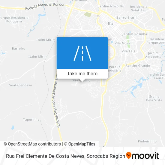 Rua Frei Clemente De Costa Neves map