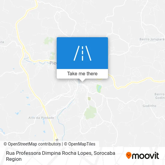 Rua Professora Dimpina Rocha Lopes map
