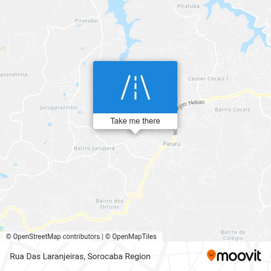Rua Das Laranjeiras map