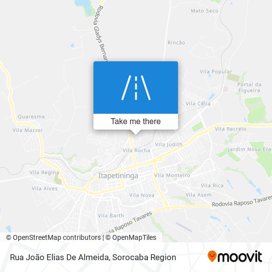 Rua João Elias De Almeida map